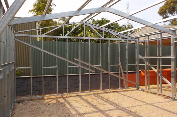 Metal Framing Shed A Frame Carport Verticle Roof Carports ...